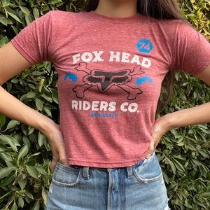 Fox Riders Crop Tee